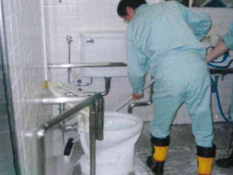 障がい者用トイレの防滑